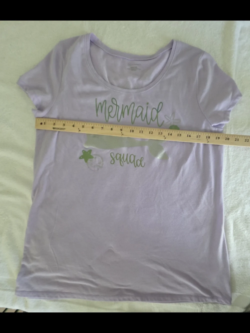 No Boundaries Lavender 'Mermaid Squad' Graphic Tee